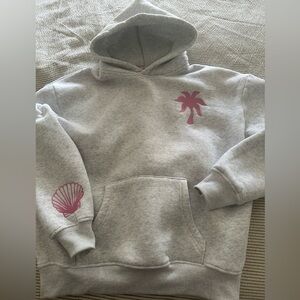 PINK Palm Puff White and Red Label